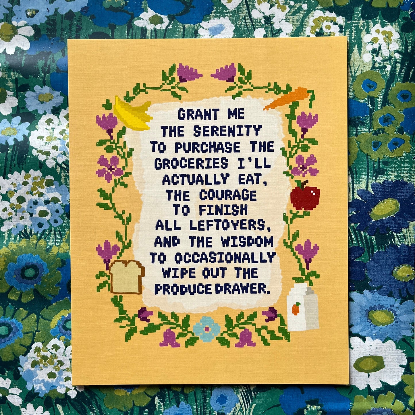 Grocery Prayer print