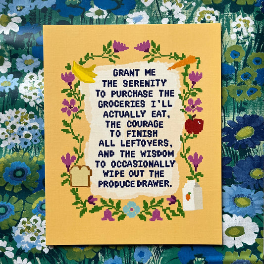 Grocery Prayer print