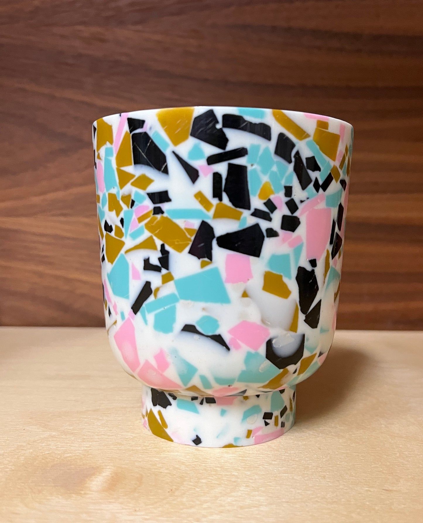 Terrazzo Pedestal Pots