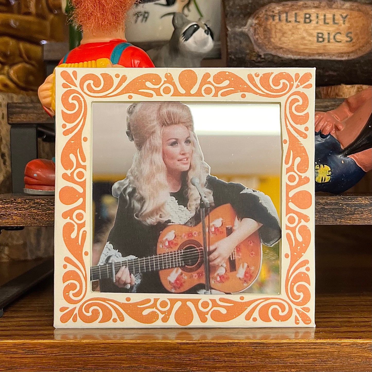 Dolly Guitar Carnival Mirror