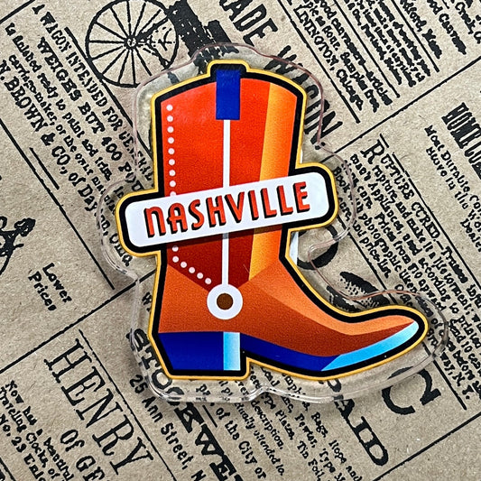 Nashville Boot Magnet