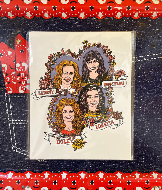 Ladies of Classic Country 8x10"