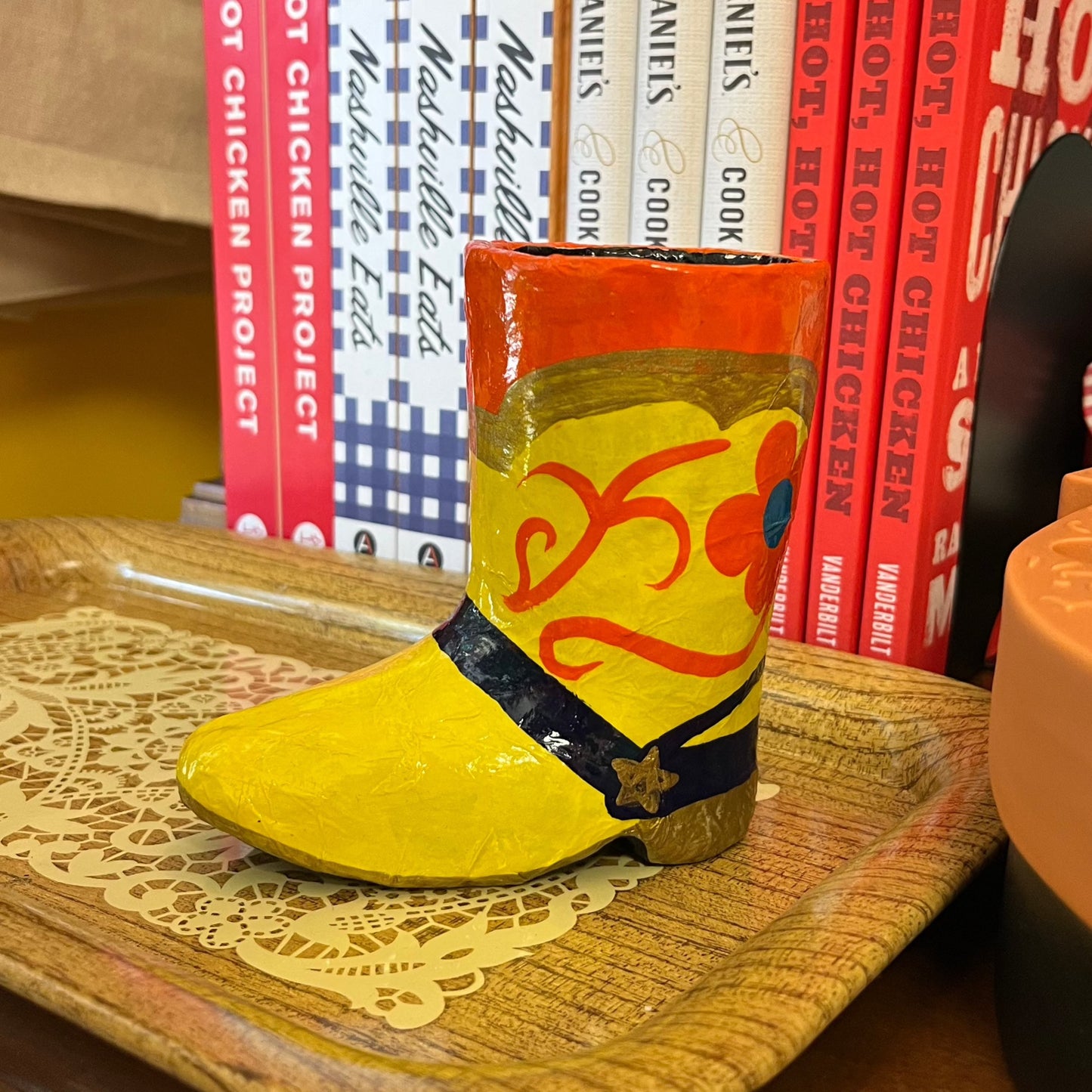 Paper Maché Boot