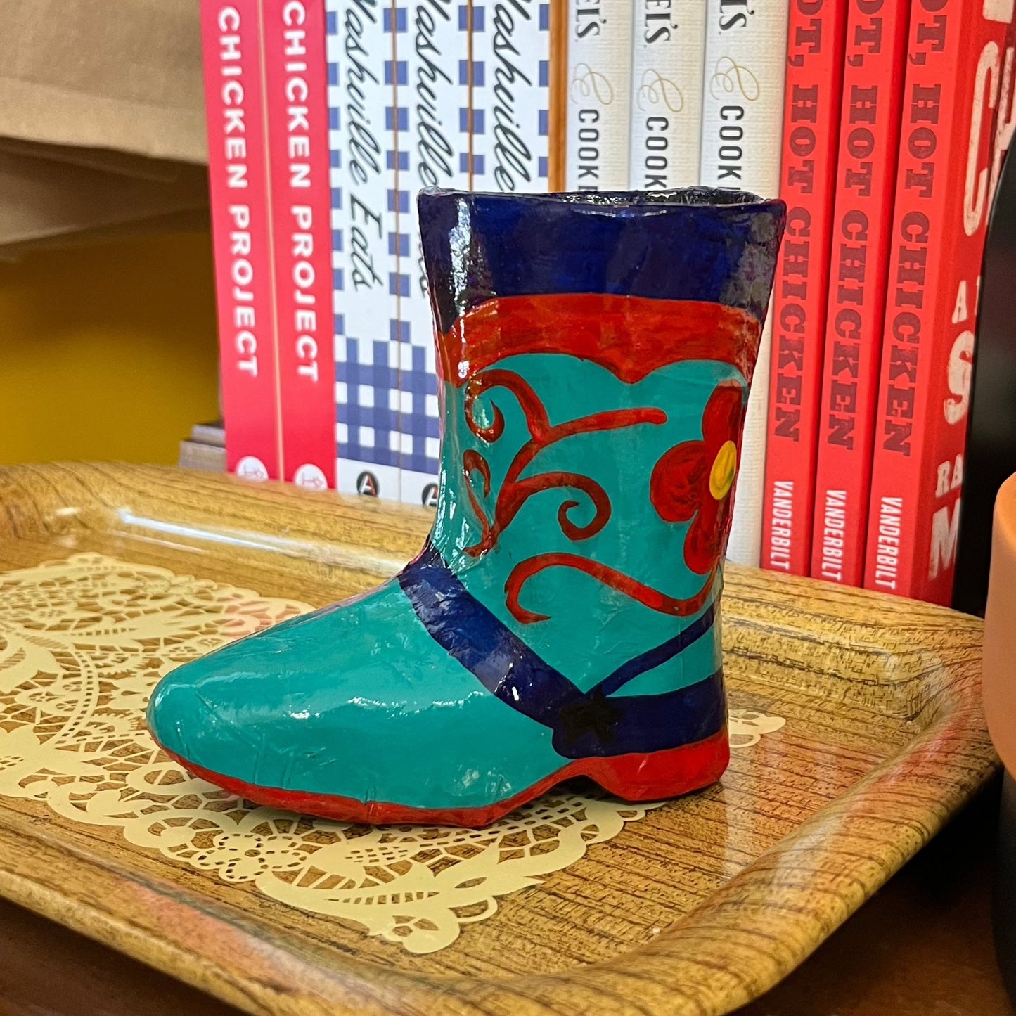 Paper Maché Boot