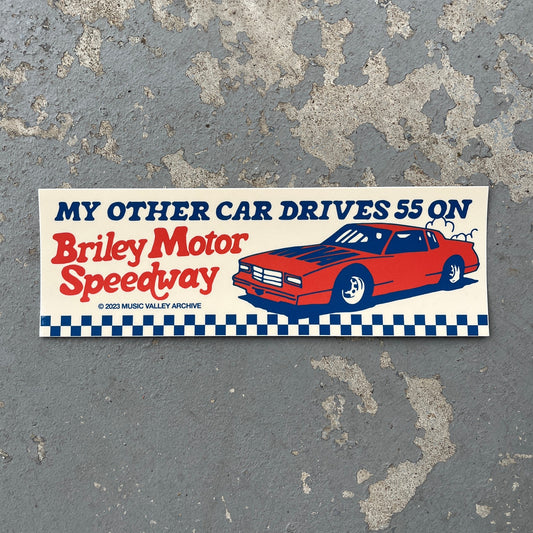 Briley Motor Speedway Bumper Sticker