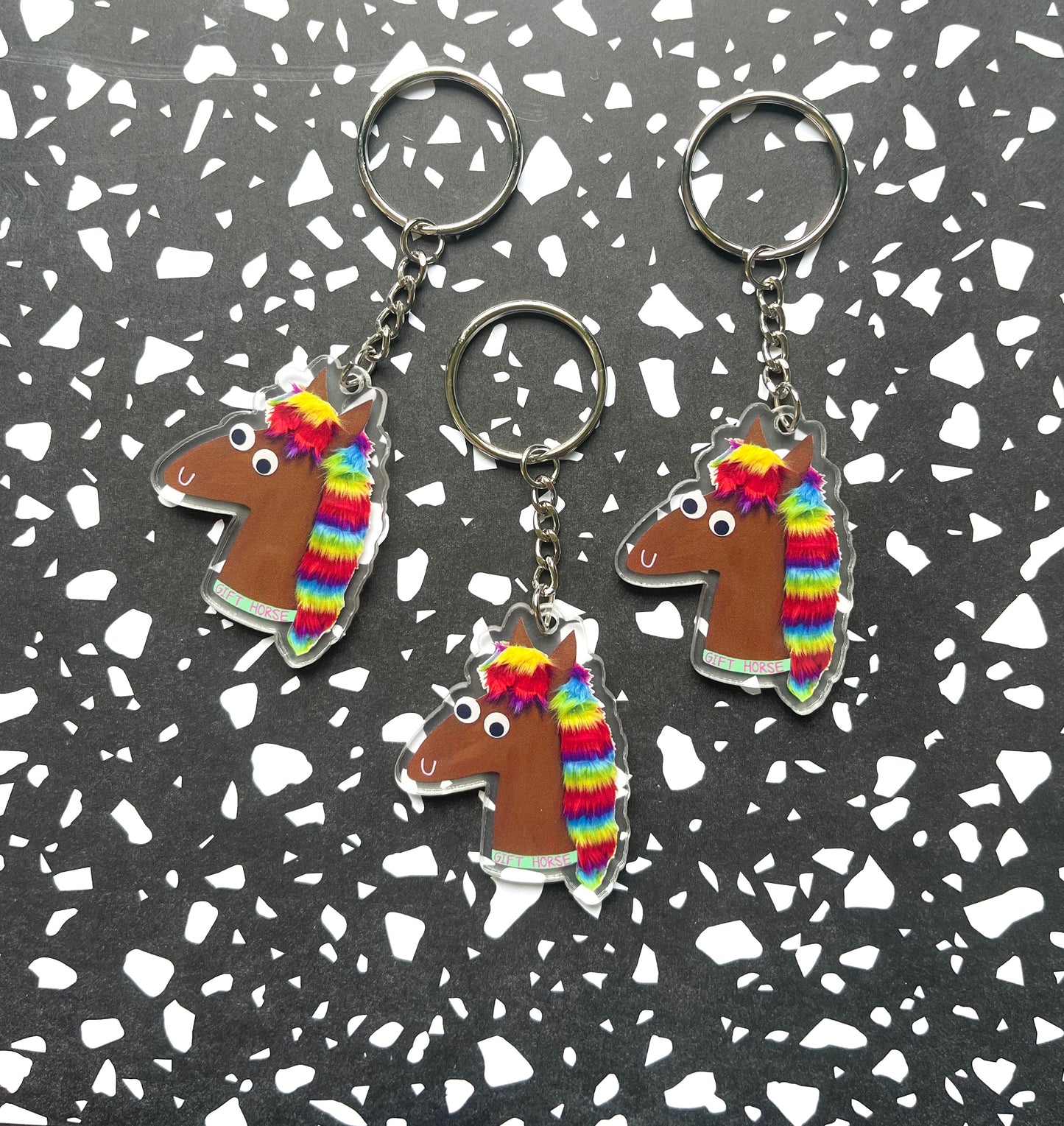 Gift Horse Sassy Keychain