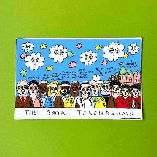 The Royal Tenenbaums Sticker