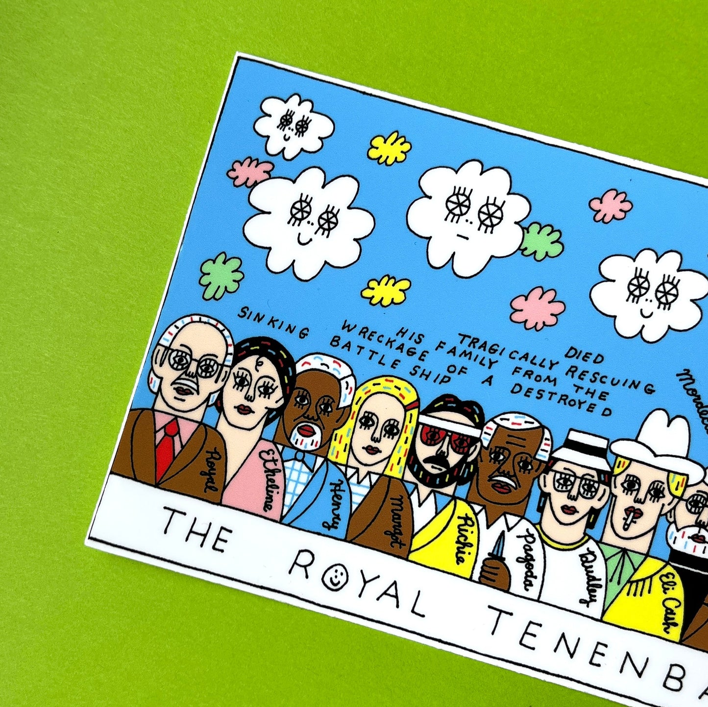 The Royal Tenenbaums Sticker