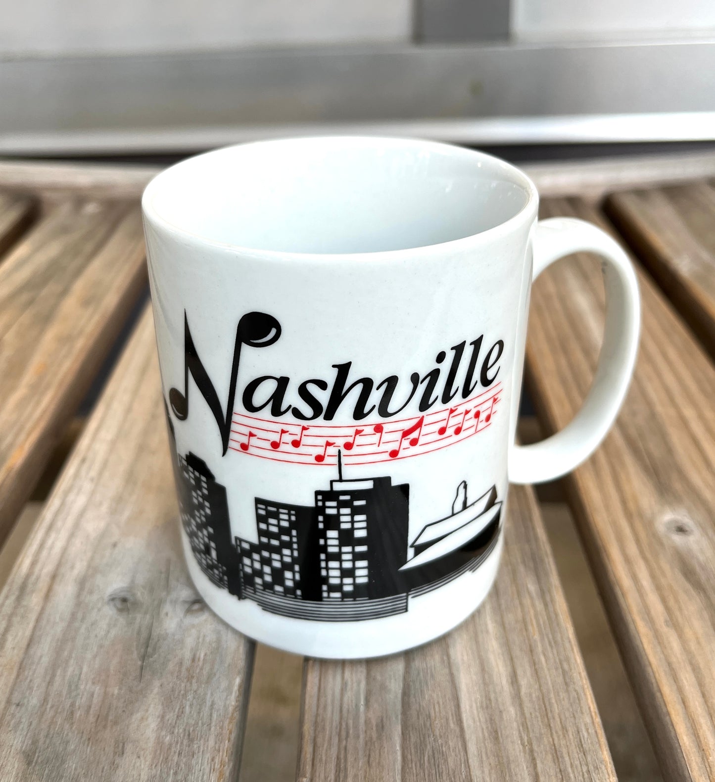 Nashville Music Notes Skyline Mug