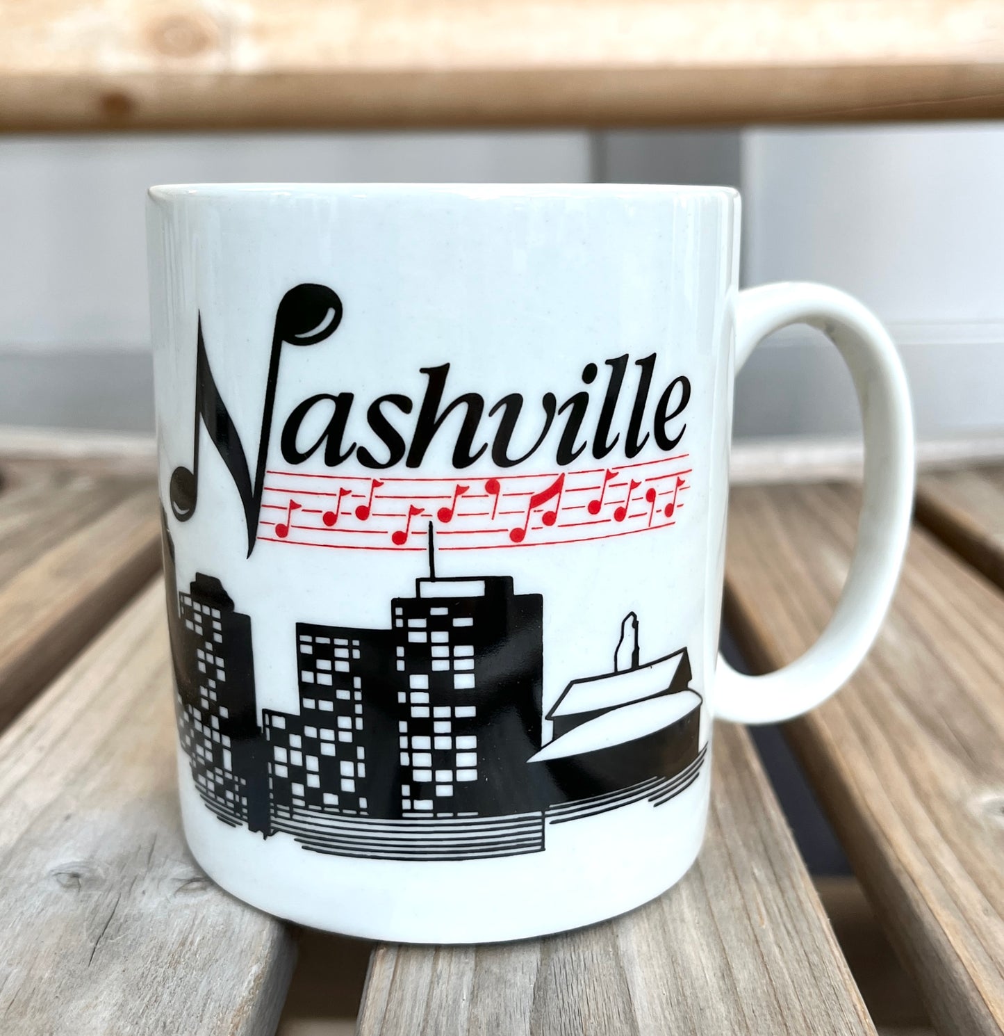 Nashville Music Notes Skyline Mug