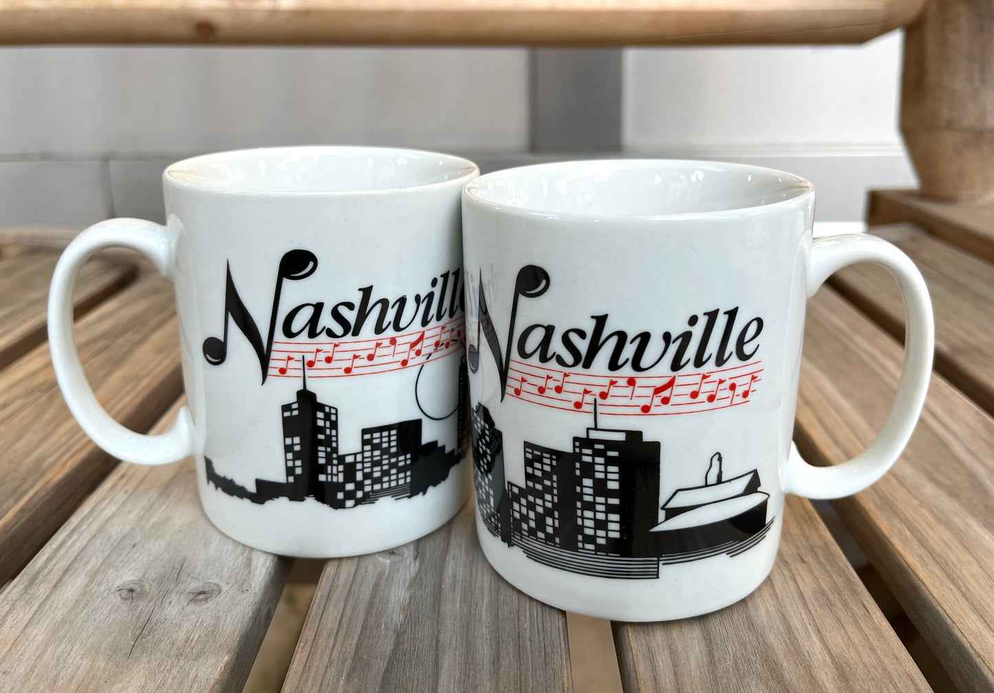 Nashville Music Notes Skyline Mug