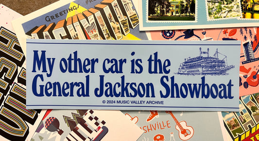 My Other Car is the General Jackson Showboat Bumper Sticker