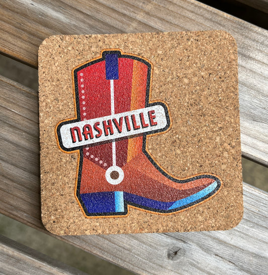 Nashville Cork Coasters