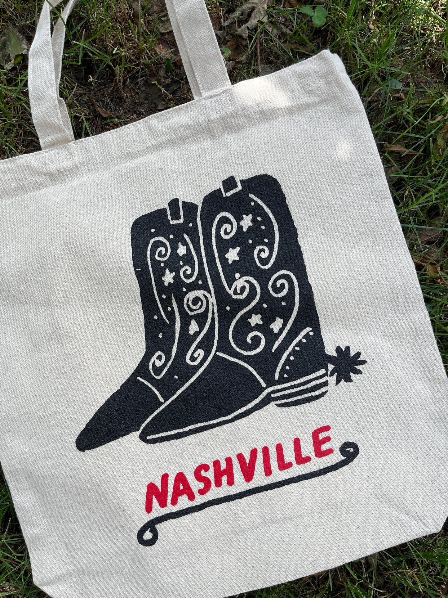 Nashville Boots Tote Bag