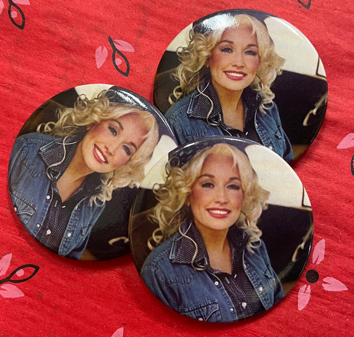 Dolly in Denim Button