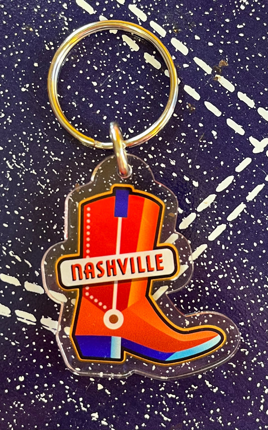 Nashville Boot Keychain