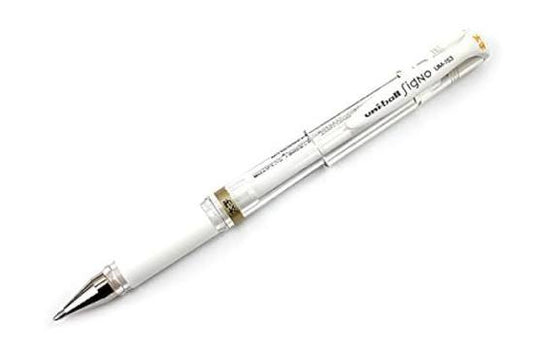 Uni-ball Signo White Japanese Gel Pen