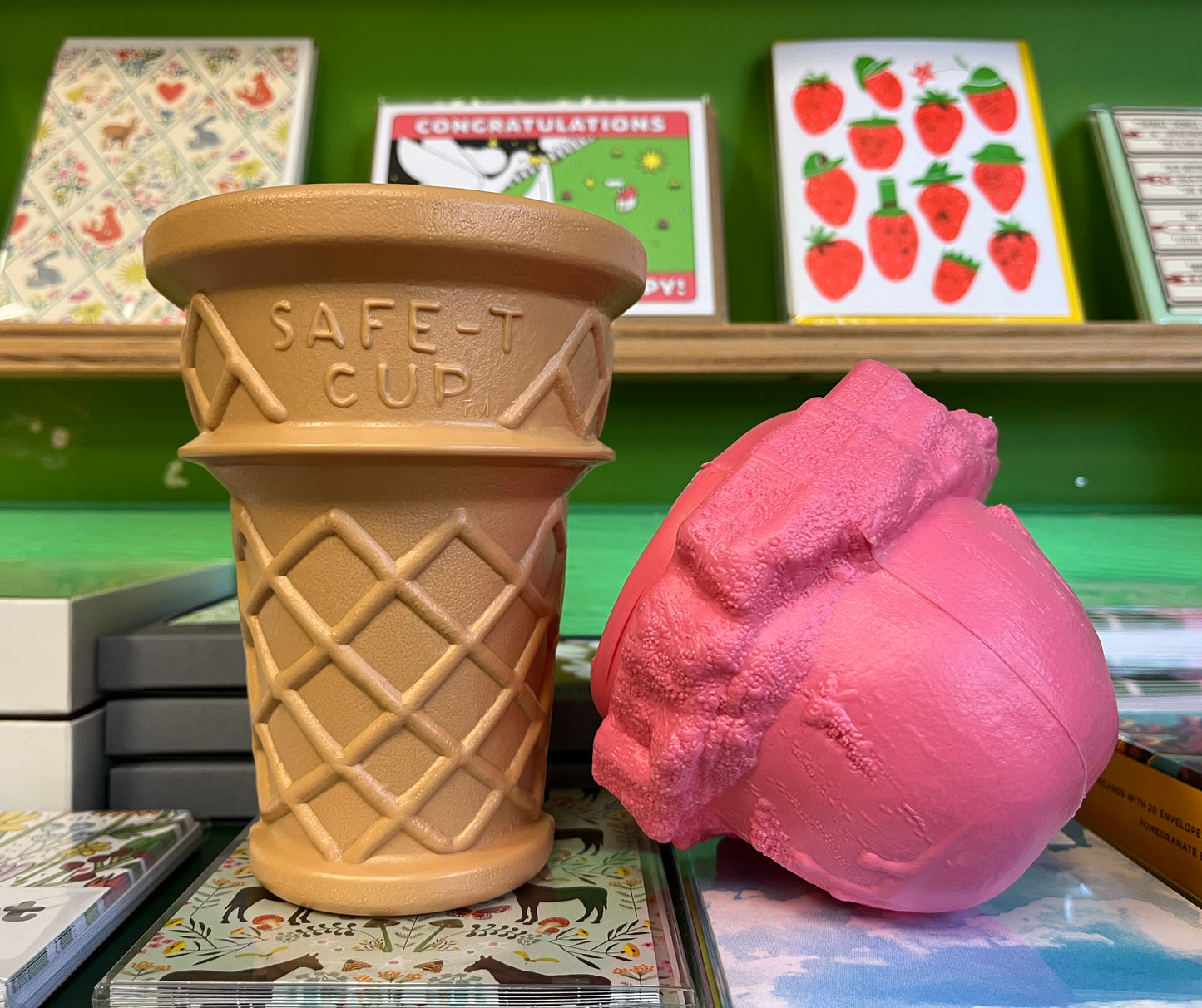 Ice Cream Cone Blow Mold Bank