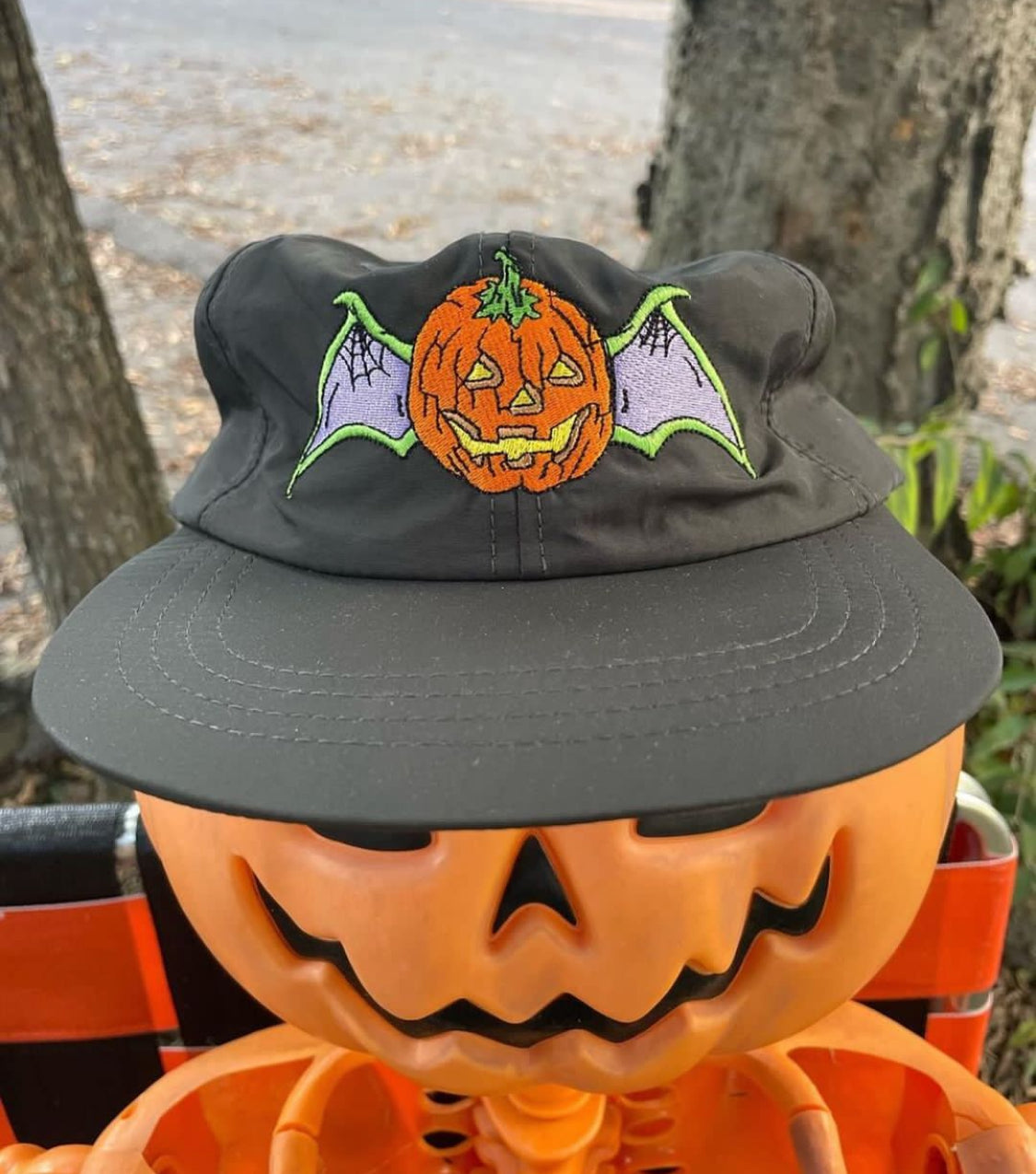 Pumpkin Bat Hat