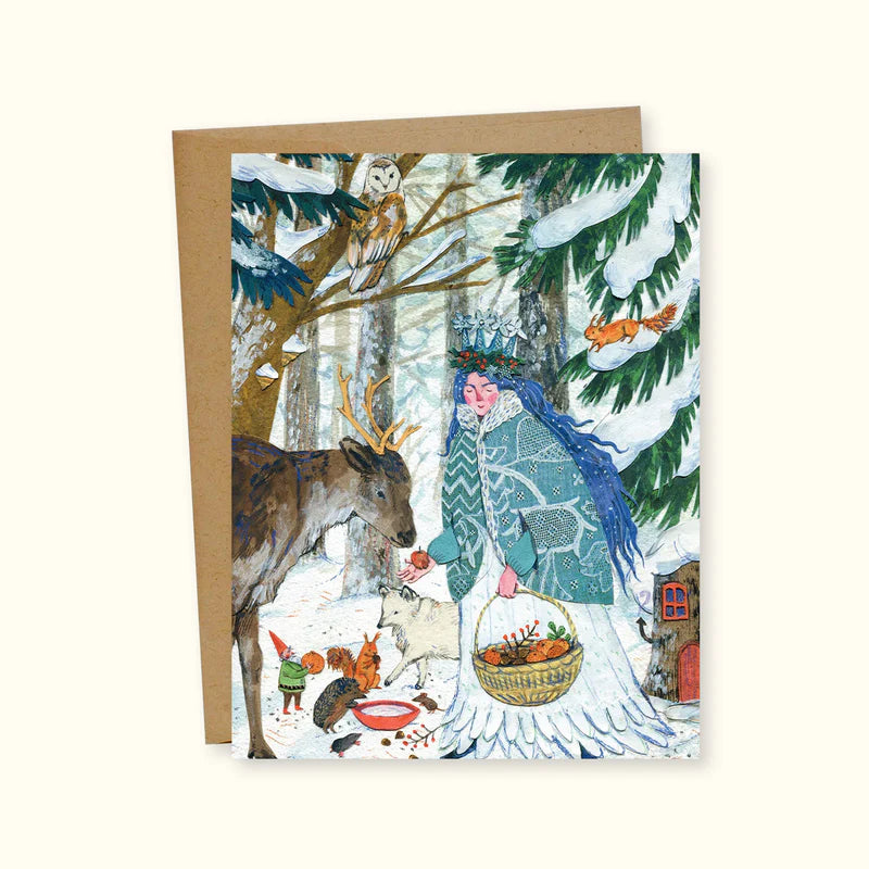 Lady Winter card