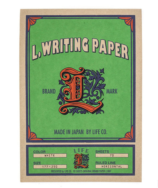 Life Writing Paper Pad - B5, Lined