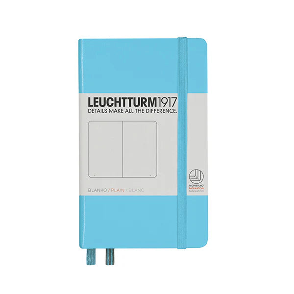 Leuchtturm Pocket Hardcover Notebook: Plain Pages