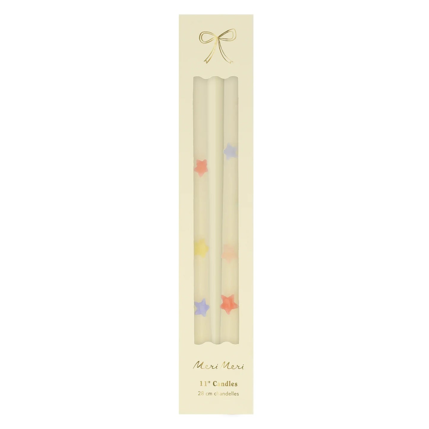 Mixed Star Taper Candles