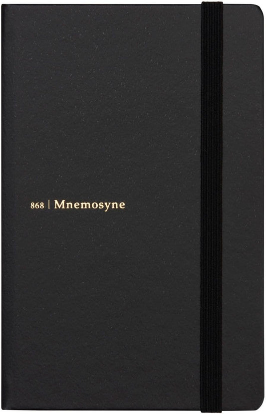Mnemosyne Journal Black A6 5mm Dot Grid
