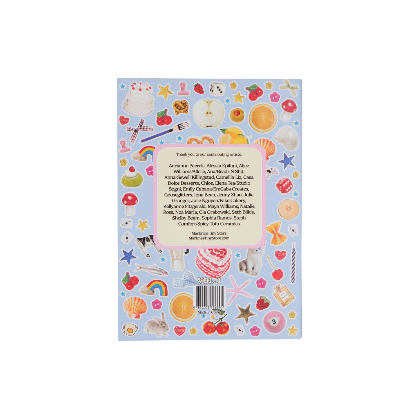 Martina's Tiny Store Official Sticker Book Vol. 1