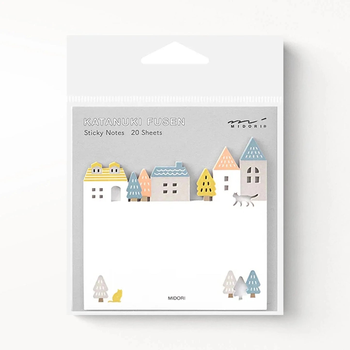 Midori Town Die-Cut Sticky Notes