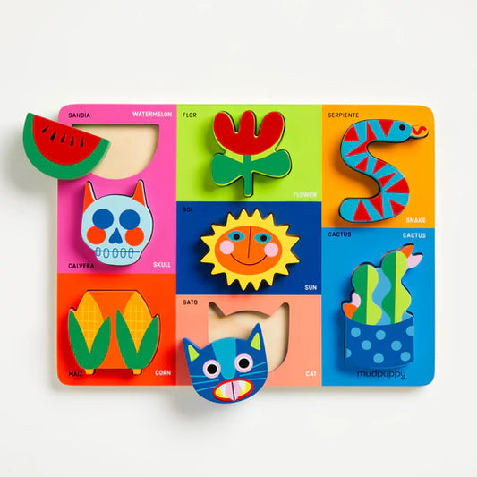 Mis Amigos Wooden Puzzle