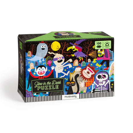 Haunted Graveyard Glow-In-The-Dark Puzzle