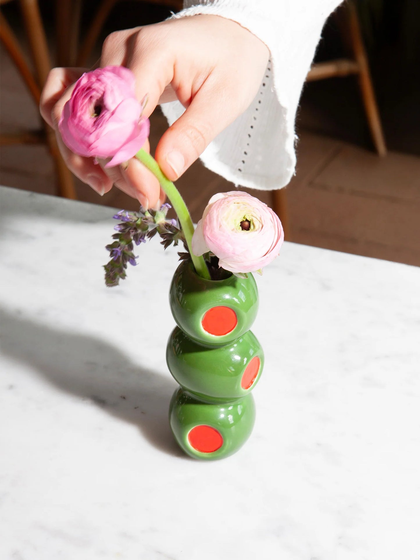 Mini Olive Vase