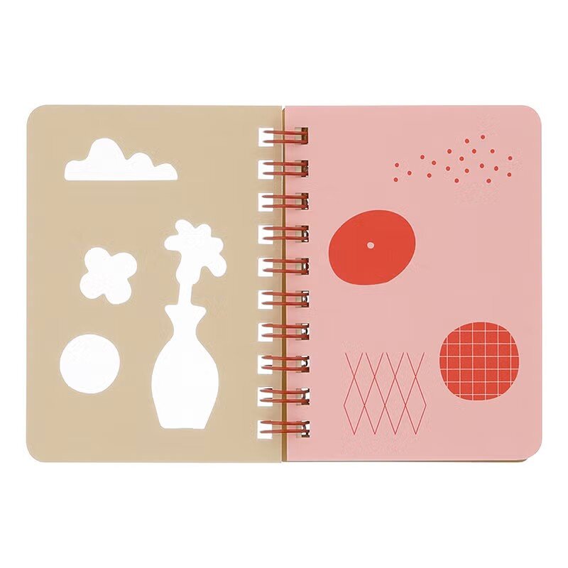 Rollbahn Flowers Mini Spiral Notebook