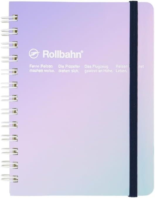Rollbahn Spiral Metallic Notebook