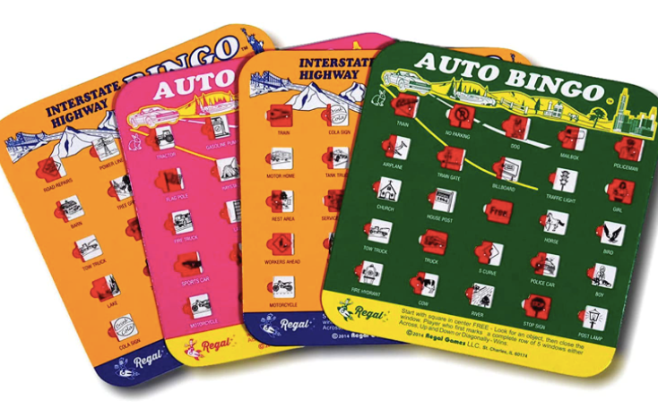 Auto / Interstate Bingo Card