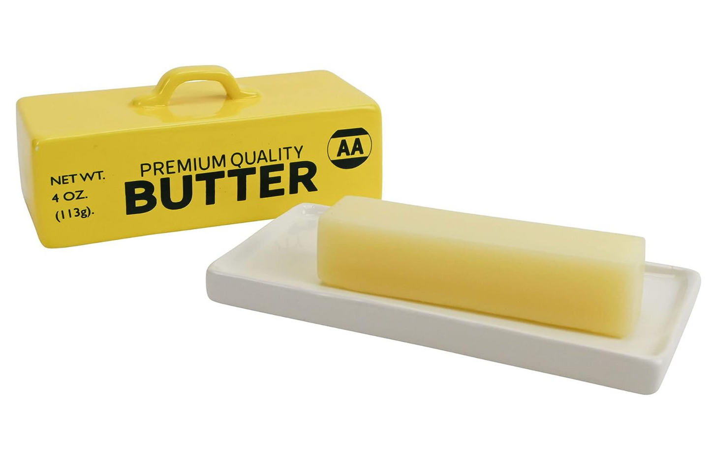 Butter Shaped Butter Dish