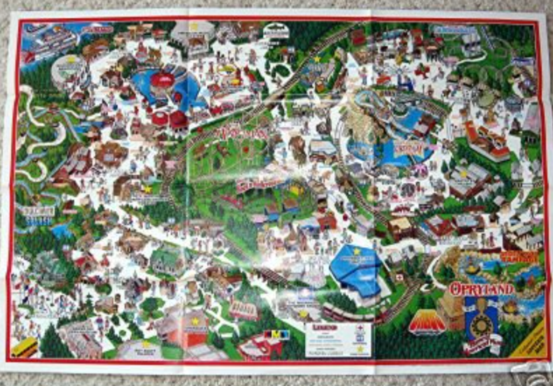 Opryland Collector's Edition Map