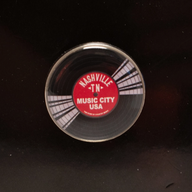 Music City USA Record Pin