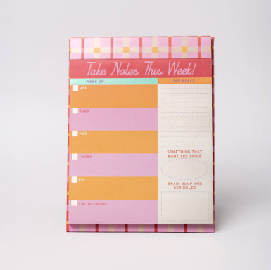 Take Notes Week-to-Week Desk Planner