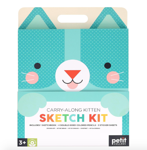 Carry-Along Kitten Sketch Kit