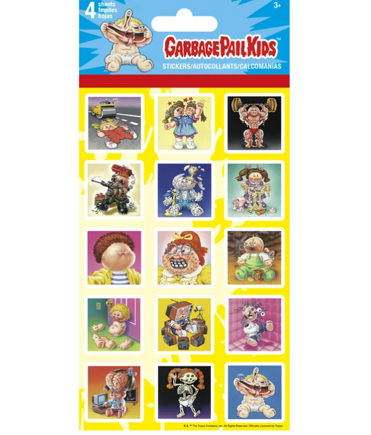 Garbage Pail Kids Sticker Sheet