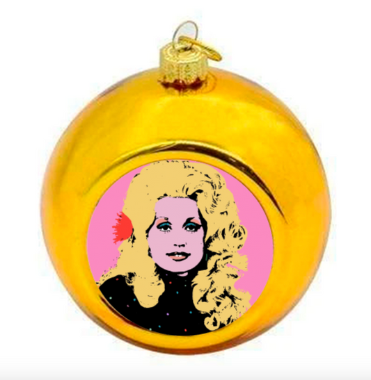 Dolly Gold Ornament