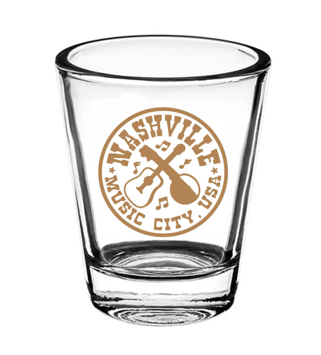 Music City Logo Shot Glass