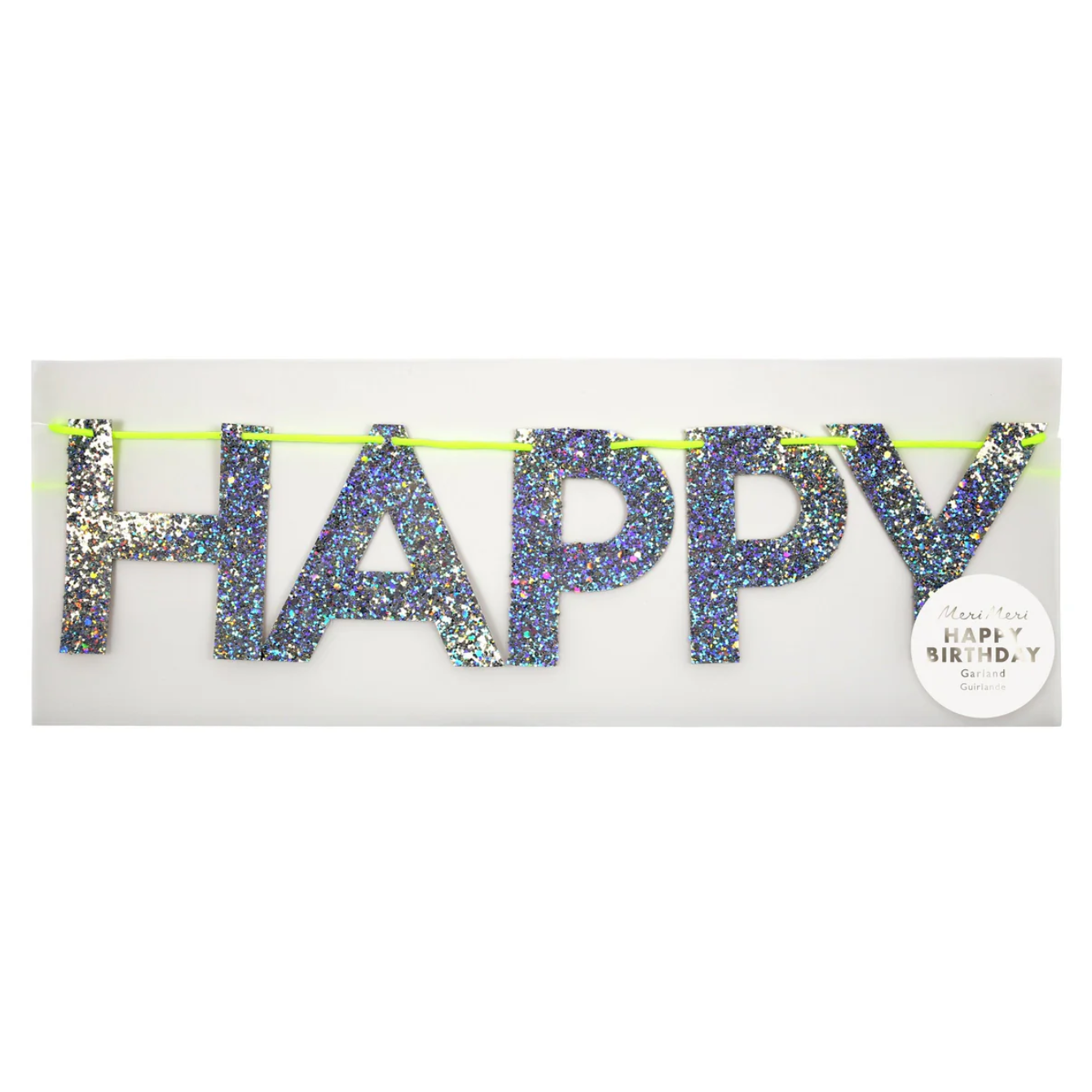 Silver Birthday Garland