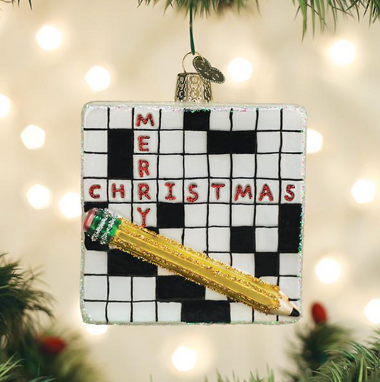 Crossword Ornament