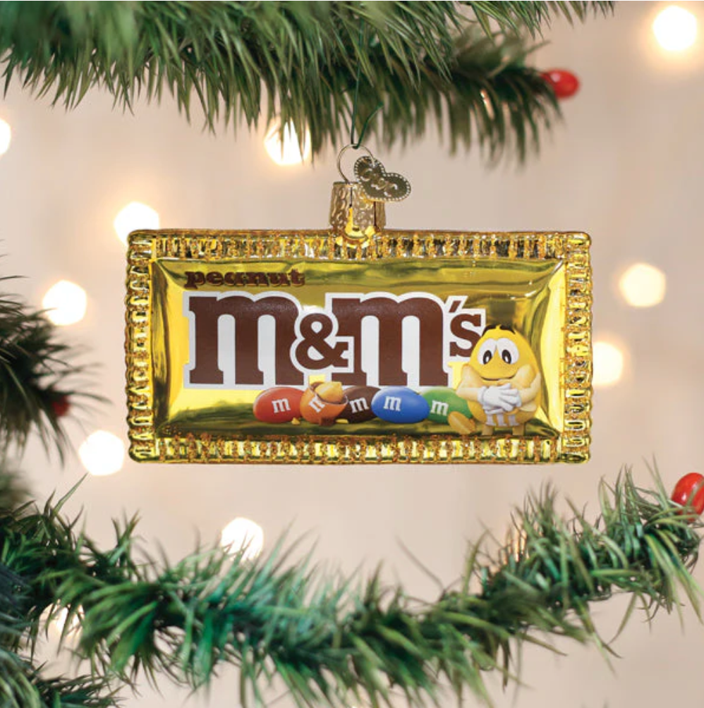 Peanut M&M's Ornament