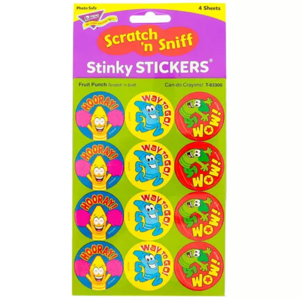 Stinky Stickers Sheet