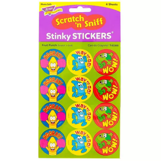 Stinky Stickers Sheet