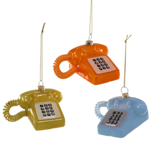 Retro Telephone Ornament